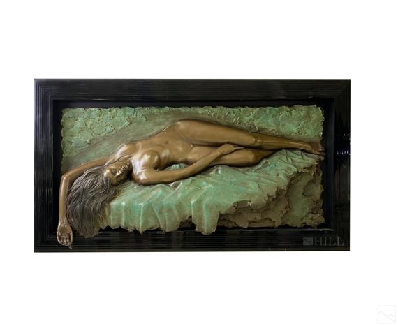 Study of a semi nude female by Bill Mack, circa 2000