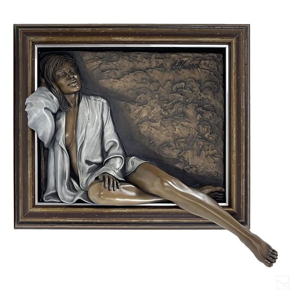 Study of a semi nude female by Bill Mack, produced circa 2000