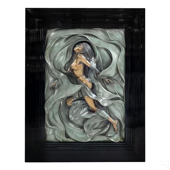 Study of a nude female by Bill Mack, circa 2000