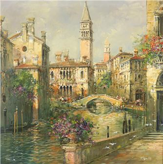 Vieuw on Venice - Luigi Pigalle
