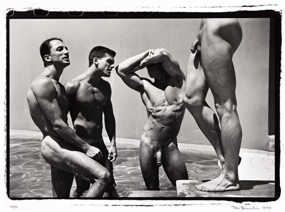 First Outpost Pool Party. by Tom Bianchi, 1988; printed 1990s.