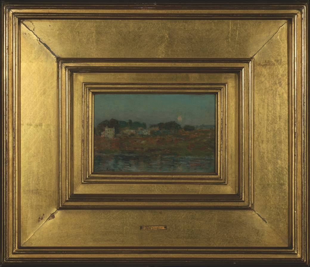 Artwork by Childe Hassam, Somewhere in France, Made of Oil on panel