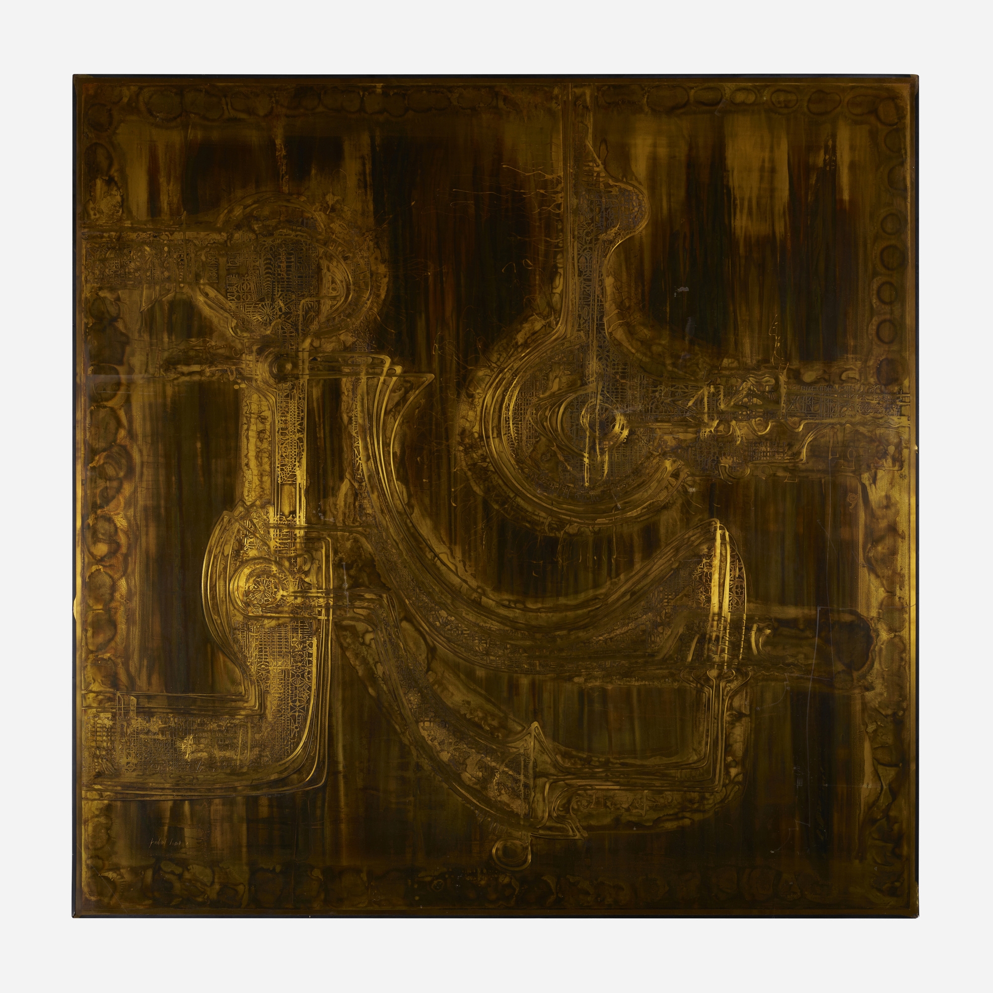 Bernhard Rohne | Decorative panel (1988) | MutualArt