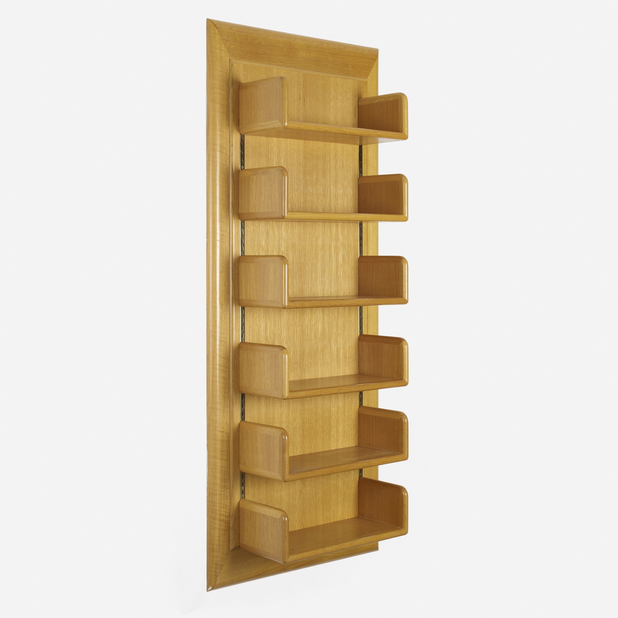 Warren Platner Custom wallmounted shelving unit for the Friedman