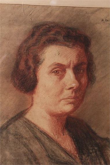 "Portrait of a Woman" by Alexis De Broca, 1925