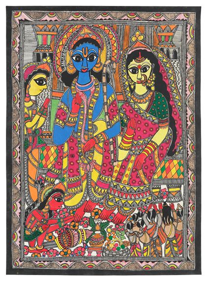 Chandrakala Devi | Untitled (Madhubani Painting) | MutualArt
