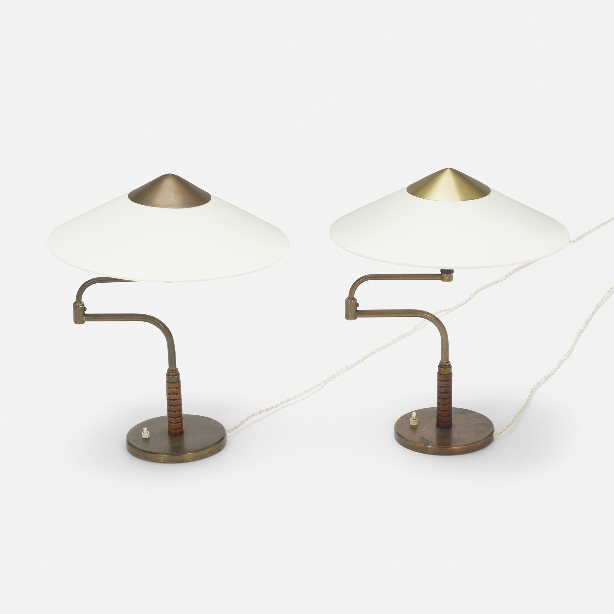 Niels Rasmussen Thykier | Table lamps, pair (Circa 1940) | MutualArt