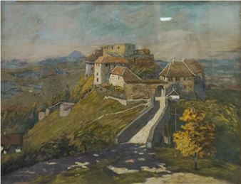 View of a German Castle - Carl Fuchs