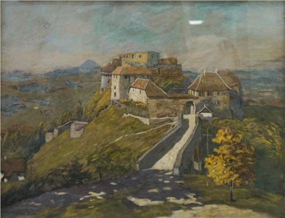View of a German Castle - Carl Fuchs