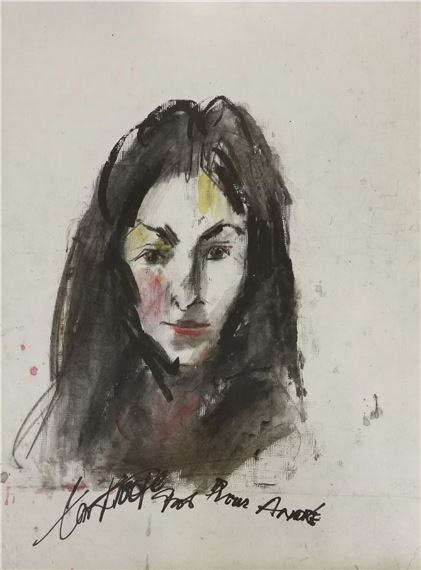 Visage féminin by Bob Ten Hoope, 2008