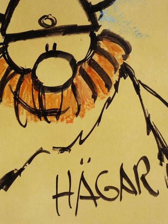 Dik Browne Hagar the Horrible Original Sketch MutualArt