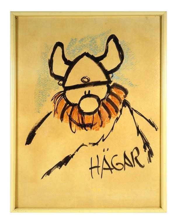 Dik Browne Hagar the Horrible Original Sketch MutualArt
