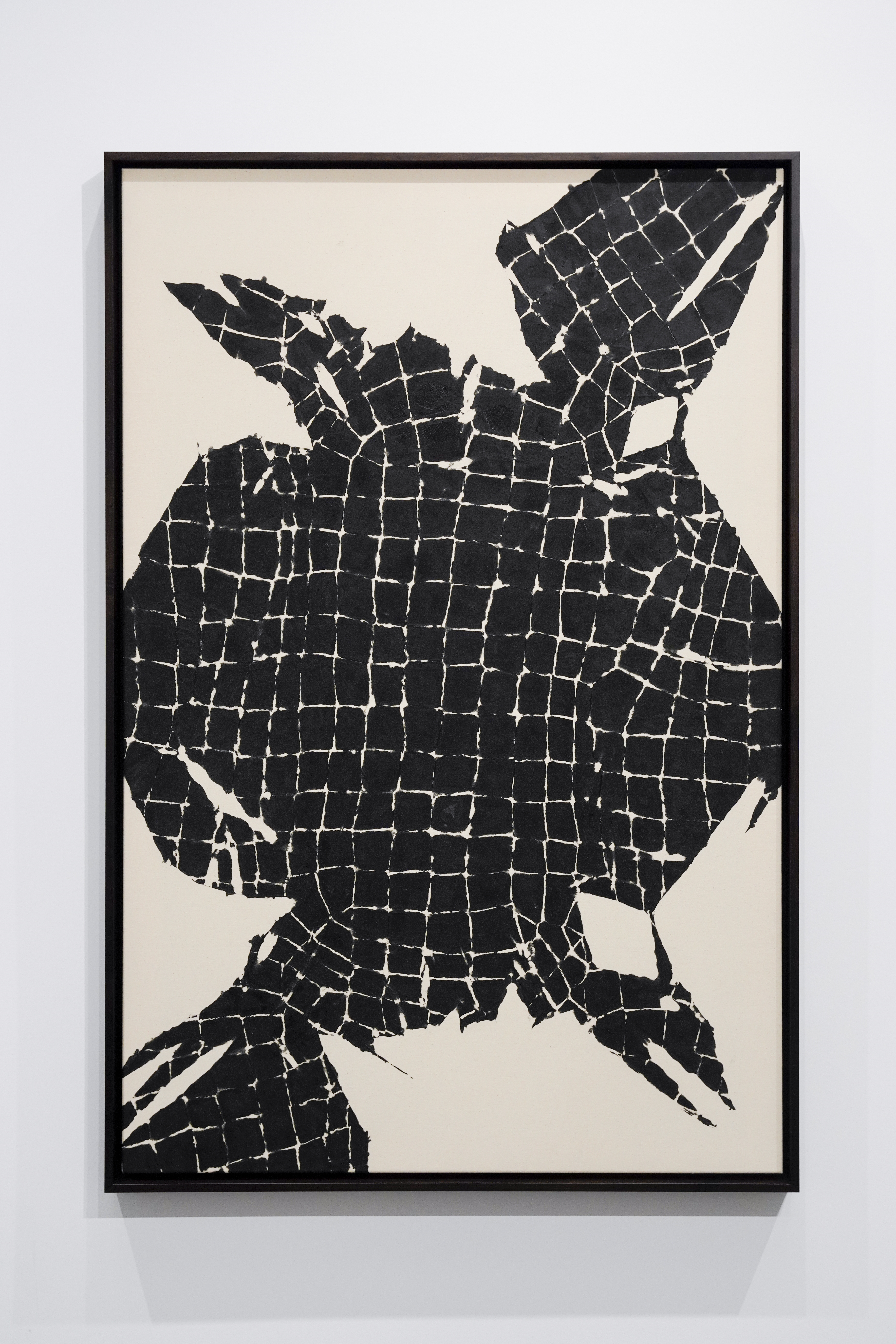 Artwork by Maia Ruth Lee, Bondage Baggage Atlas, Made of India ink on canvas