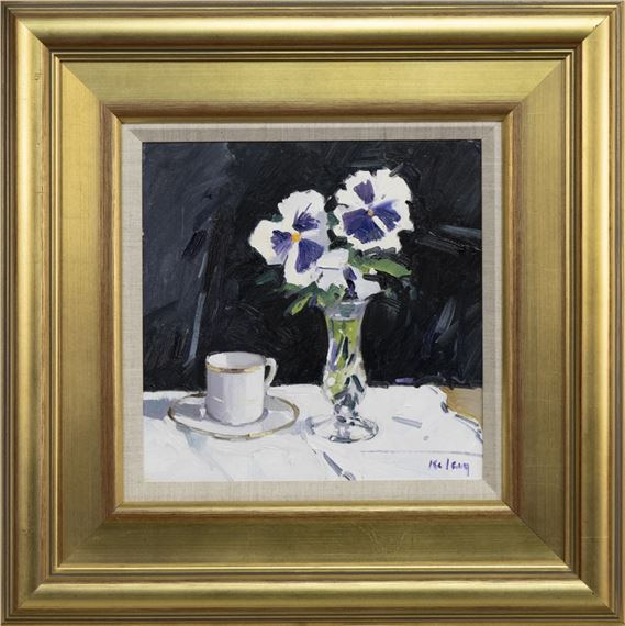 STILL LIFE WITH PANSIES by Robert Kelsey