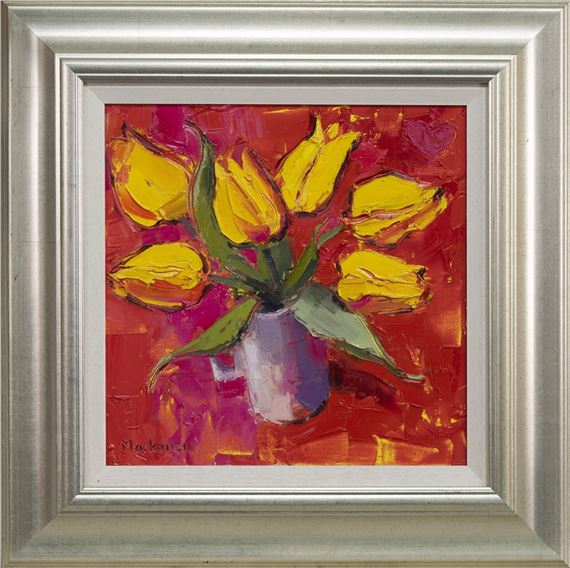 YELLOW TULIPS WITH LOVE by Jennifer Mackenzie