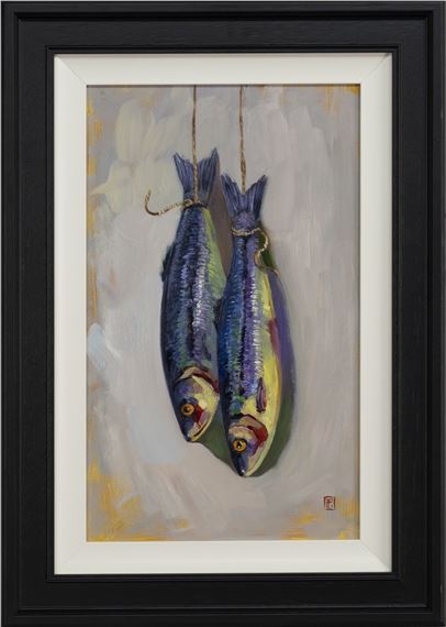 TWO FISH by Zhanna Pechugina, dated 2022