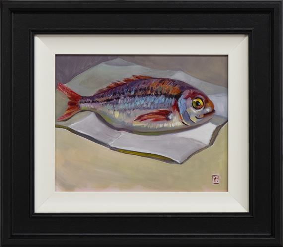 FISH SUPPER by Zhanna Pechugina, dated 2022