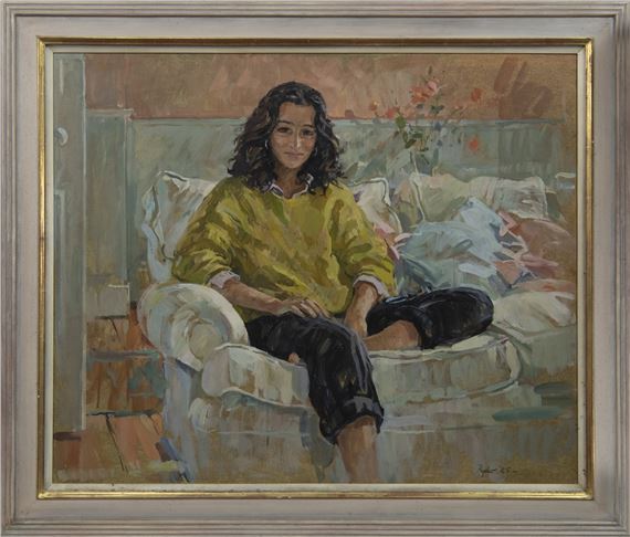Susan Ryder | PORTRAIT OF A WOMAN IN YELLOW (85) | MutualArt