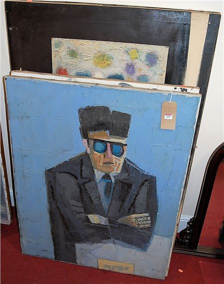 Peter Reid - a collection of eight various medium sized contemporary abstract studies by Peter Reid