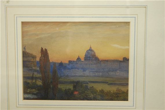 - View of St Peter's at Rome by Walter Severn