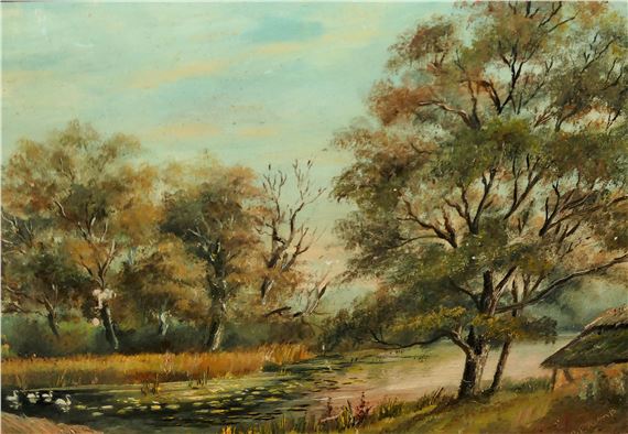 Charles Frederick Rump | river landscape | MutualArt
