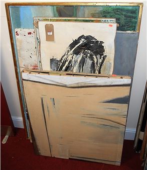 Peter Reid - six various contemporary abstract studies - Peter Reid