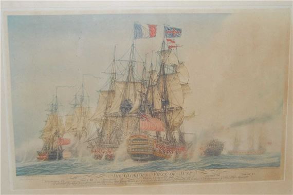 After Harold Wyllie - The Glorious 1st of June by Harold Wyllie, published 1928