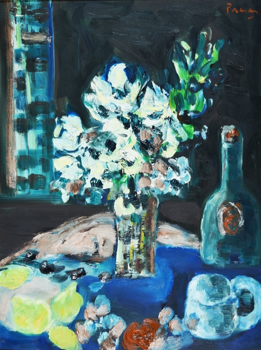 Artwork by Leopoldo Presas, FLORES, Made of Oil on canvas