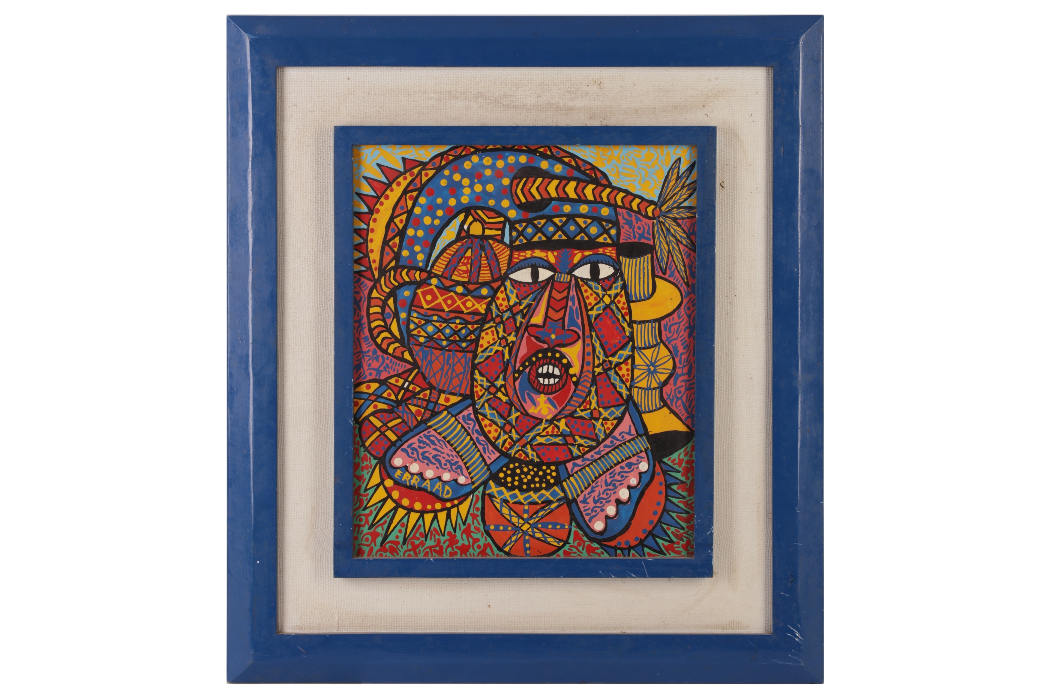 Artwork by Mohamed Erraad, Untitled, Made of oil on board