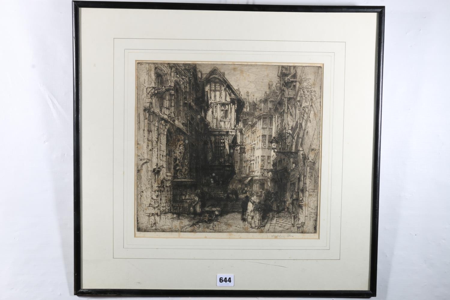 Hedley Fitton Rue St RomaineRouen MutualArt