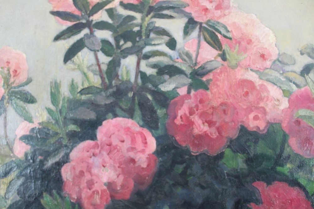 Artwork by Gerald Spencer Pryse, Rhododendron, Made of Oil on canvas