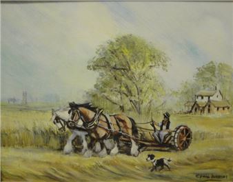 Pulling the plough - Cyril Dickins