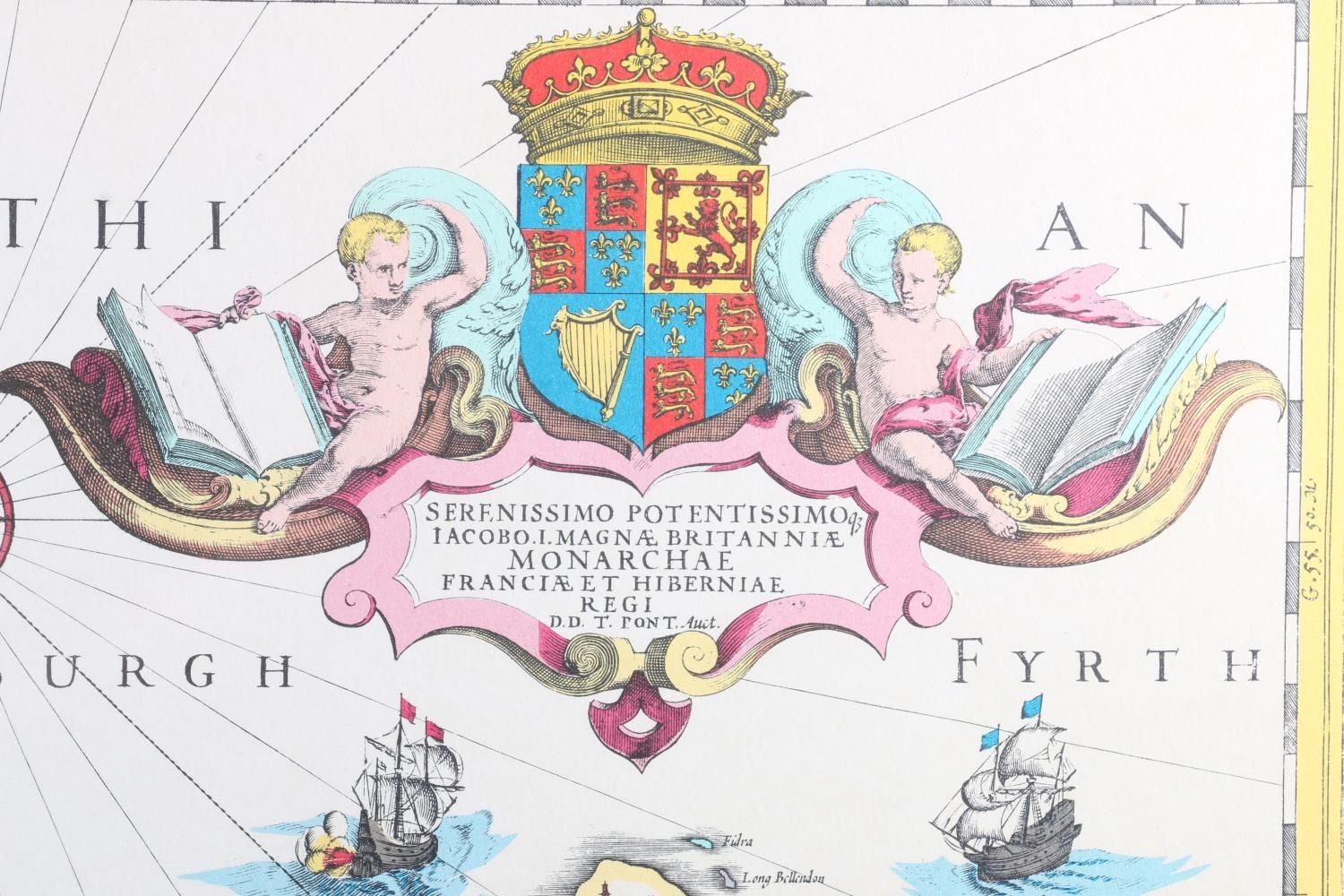 Timothy Pont | map of Edinburgh and the Lothians (1632) | MutualArt
