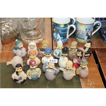 Sixteen Eggbert models - Malcolm Bowmer