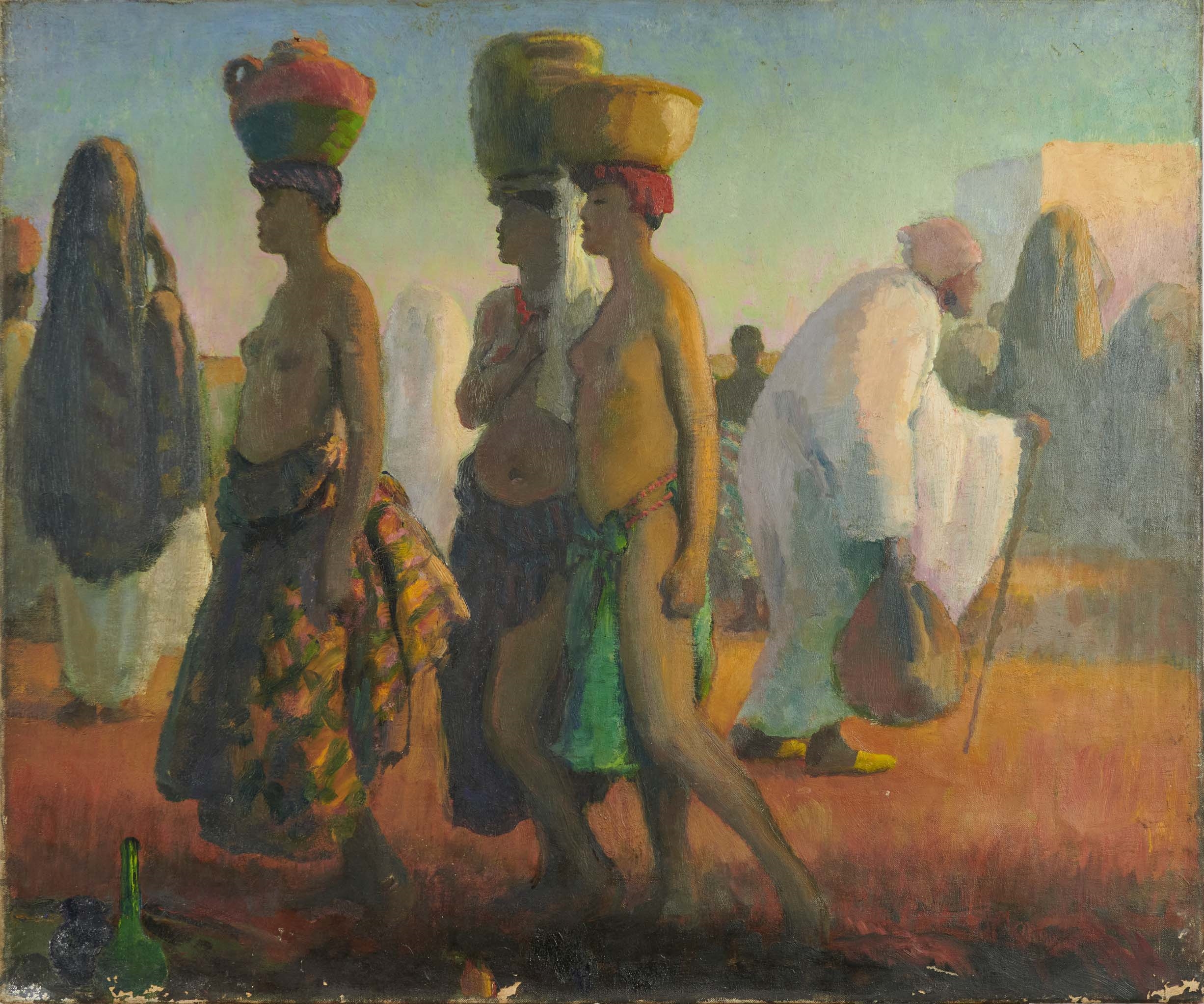 Water bearers, Africa by Gerald Spencer Pryse