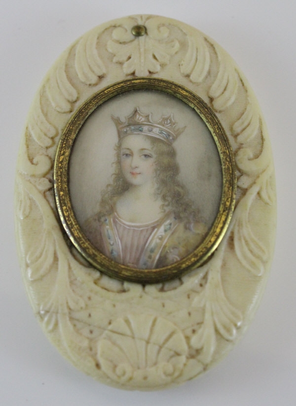 Continental School, 19th Century | Young woman in Royal Robes and Crown ...