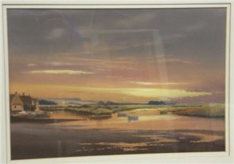 Estuary at sunset - Tony Garner