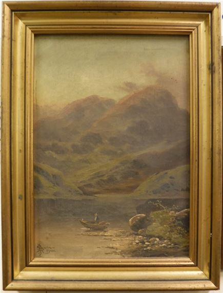 The fisherman by J H Boel, dated 1901