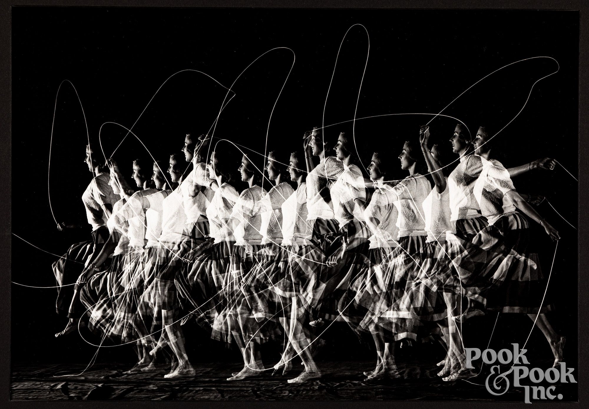 Harold Edgerton photograph, Moving Skip Rope by Harold Eugene Edgerton