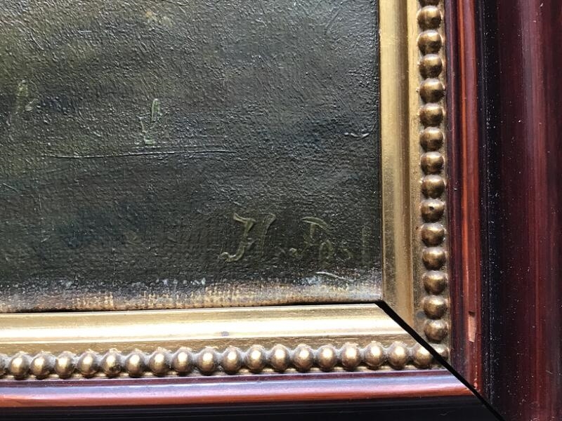 Artwork by Harald Frederik Foss, Landscape, Made of Oil on canvas