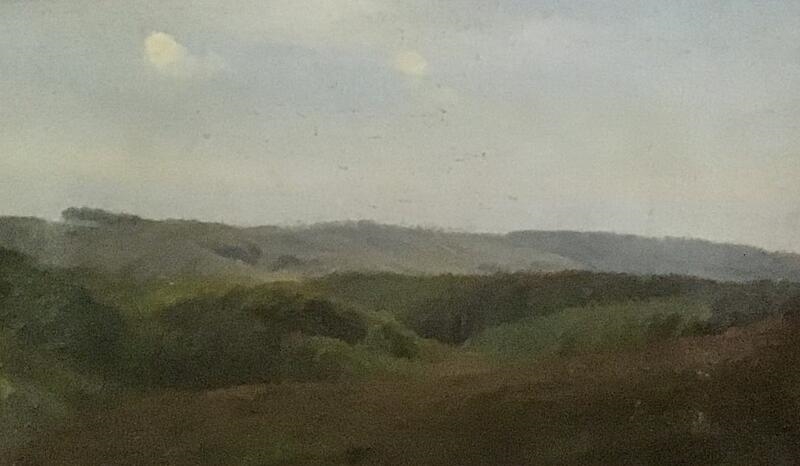 Artwork by Harald Frederik Foss, Landscape, Made of Oil on canvas