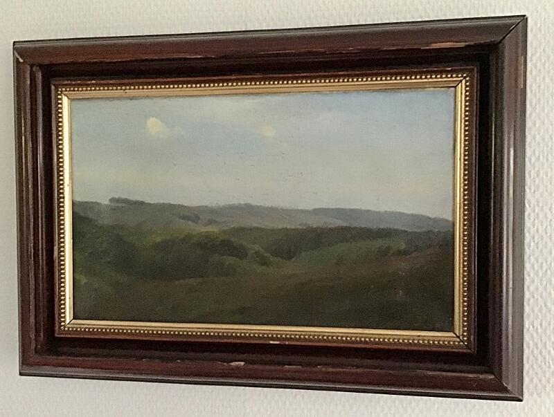 Artwork by Harald Frederik Foss, Landscape, Made of Oil on canvas