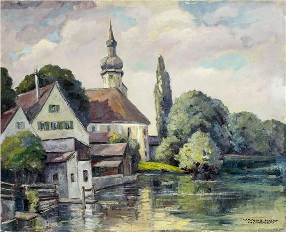 Cityscape, Furstenfeldbruck, Germany - Hanns Hopf