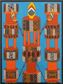 Pukamani Poles & Numariyaka - Fiona Puruntatameri