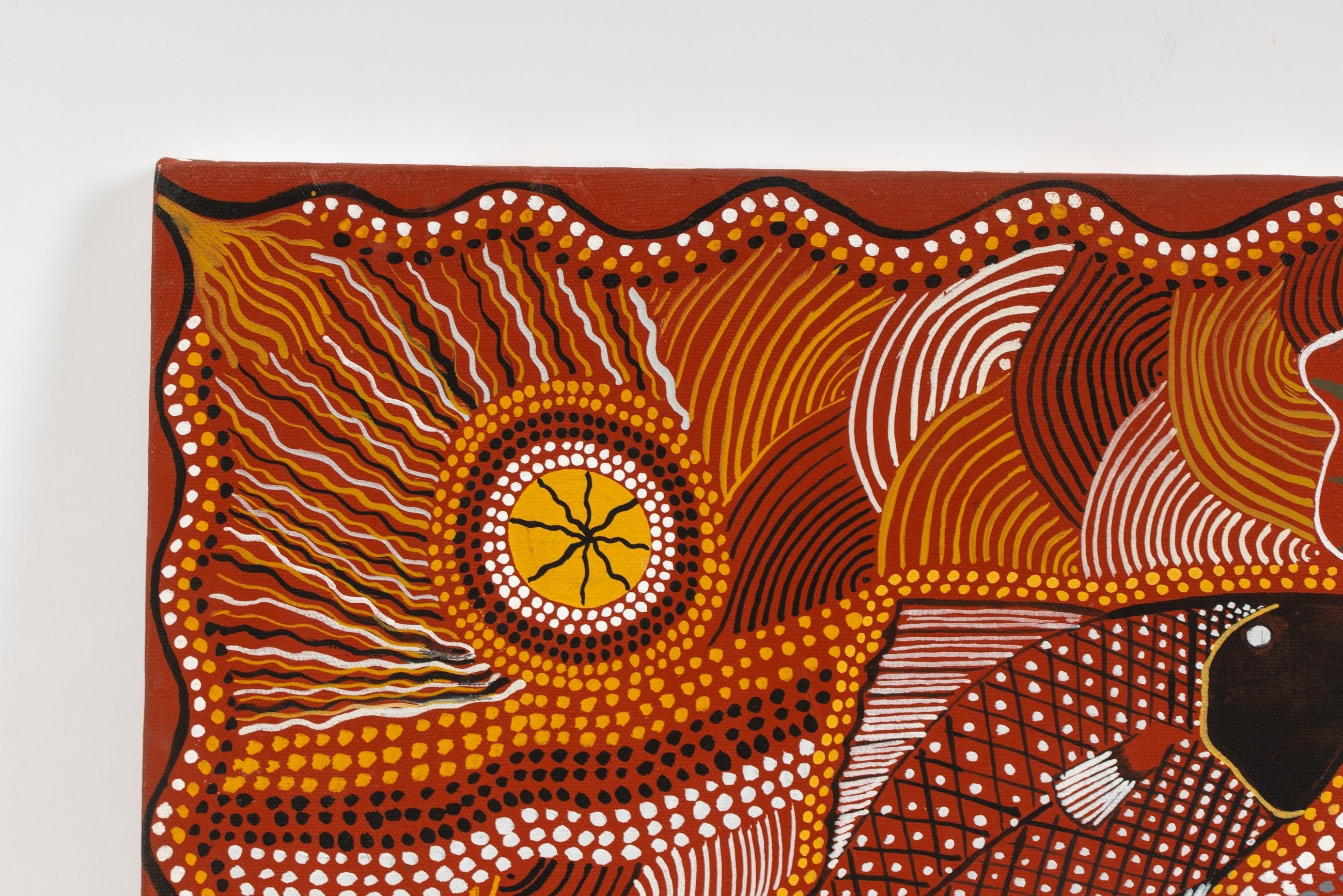 Artwork by Angus Melpi, Ku Yilun (Red Snapper) Dreaming, Made of Acrylic on canvas