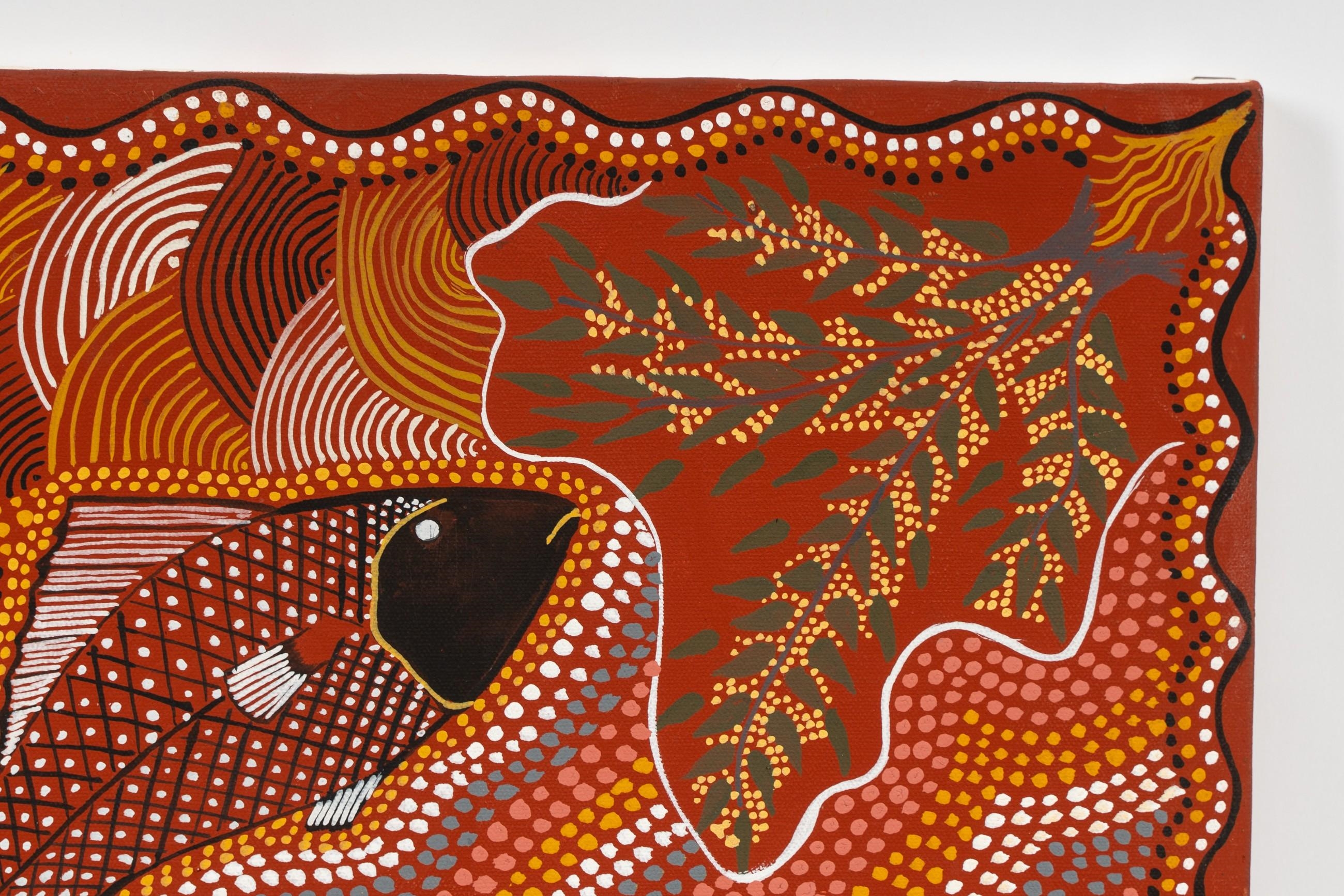 Artwork by Angus Melpi, Ku Yilun (Red Snapper) Dreaming, Made of Acrylic on canvas