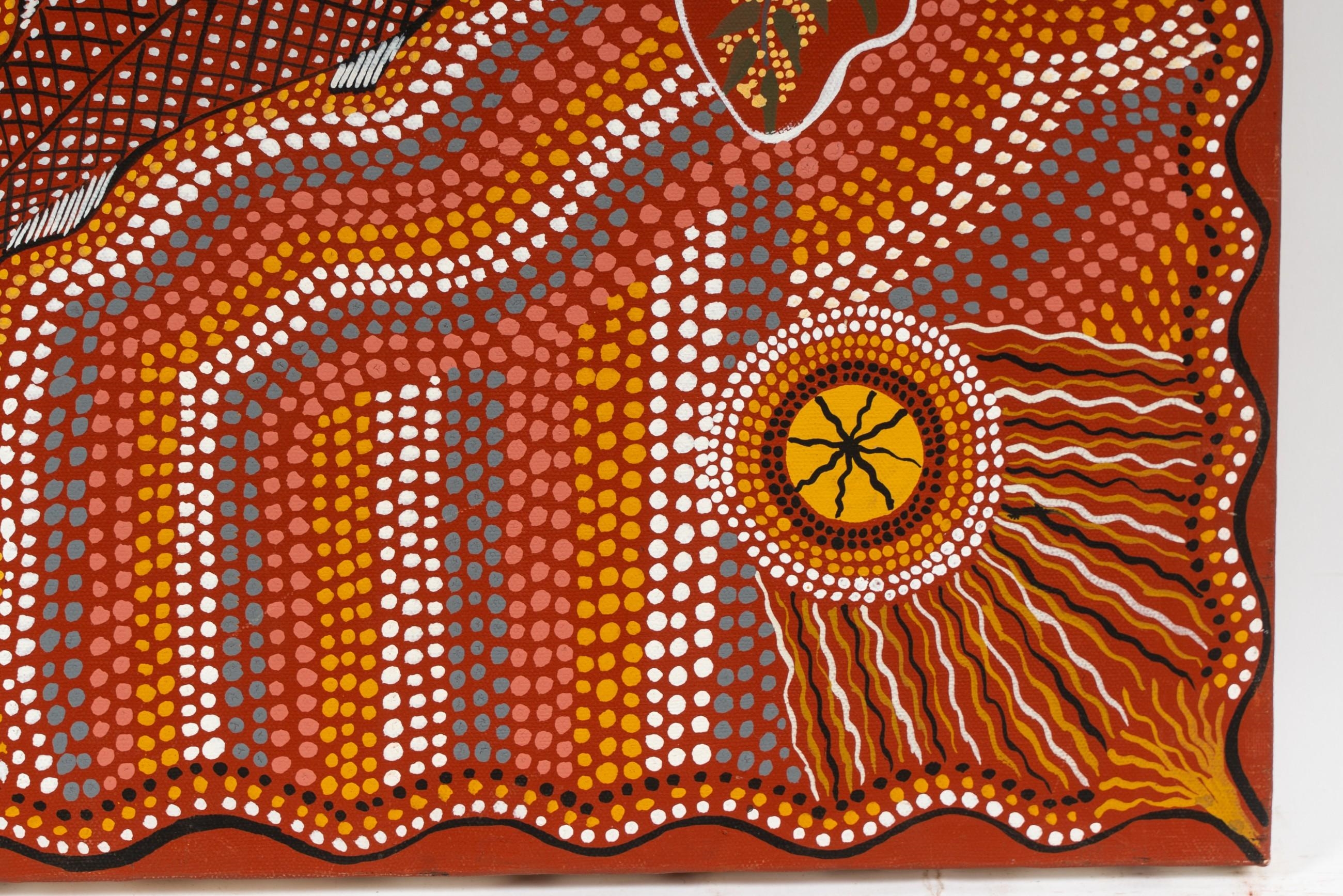 Artwork by Angus Melpi, Ku Yilun (Red Snapper) Dreaming, Made of Acrylic on canvas