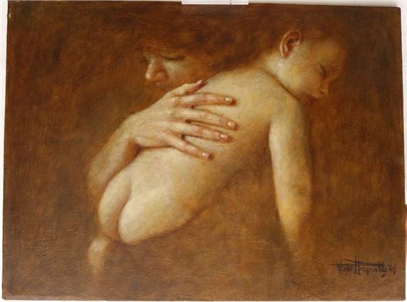 Mother and Child, by Wade Reynolds, 1965