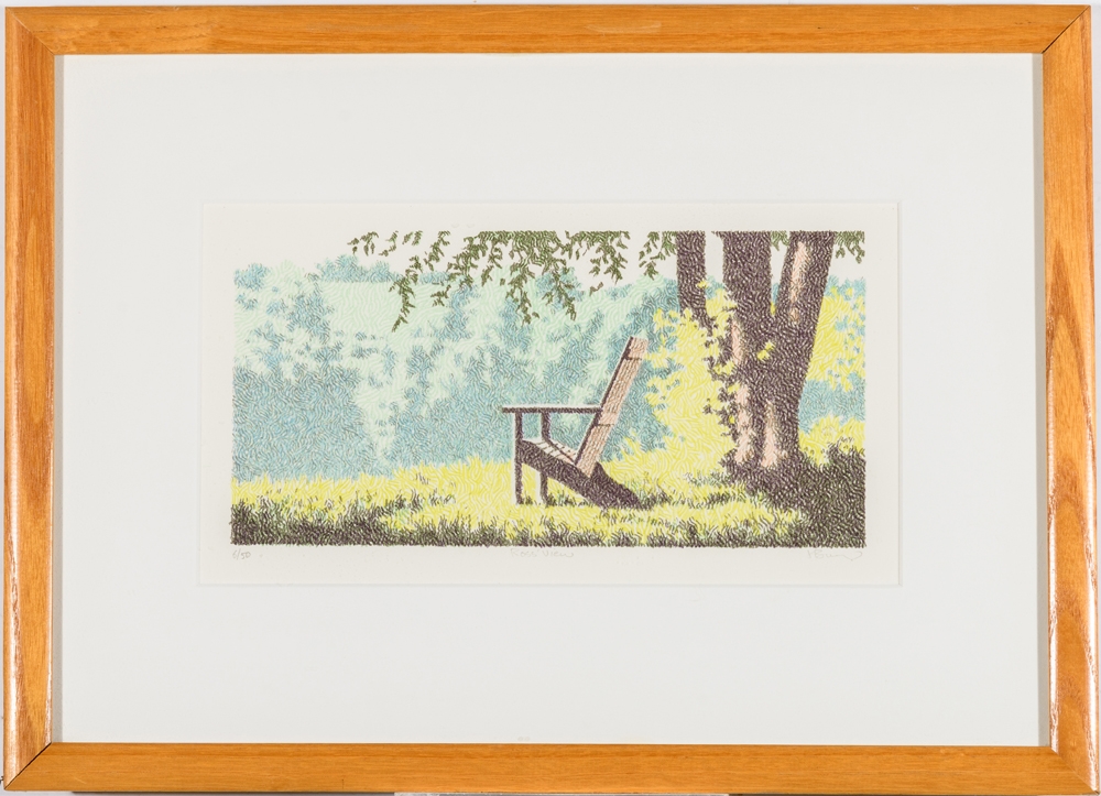 Artwork by Jack Brumbaugh, Ross' View,, Made of lithograph