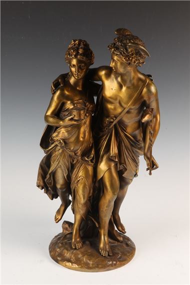 Jean-Louis Grégoire‏ | Hermes (Mercury) leading Pandora to Epimetheus ...